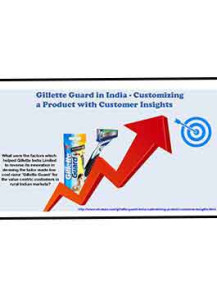 Gillette Guard in India - Customizing a Product with Customer Insights